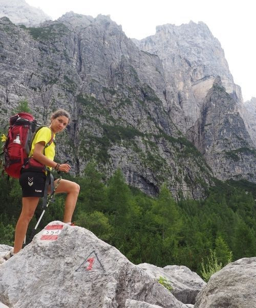 En route pour le Passo Duran, massif de la Civetta © Thomas Praire
