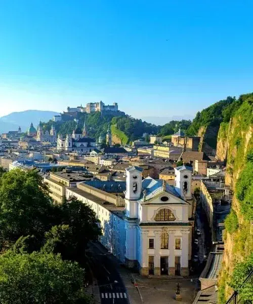 Vue sur la vieille ville de Salzbourg - Autriche