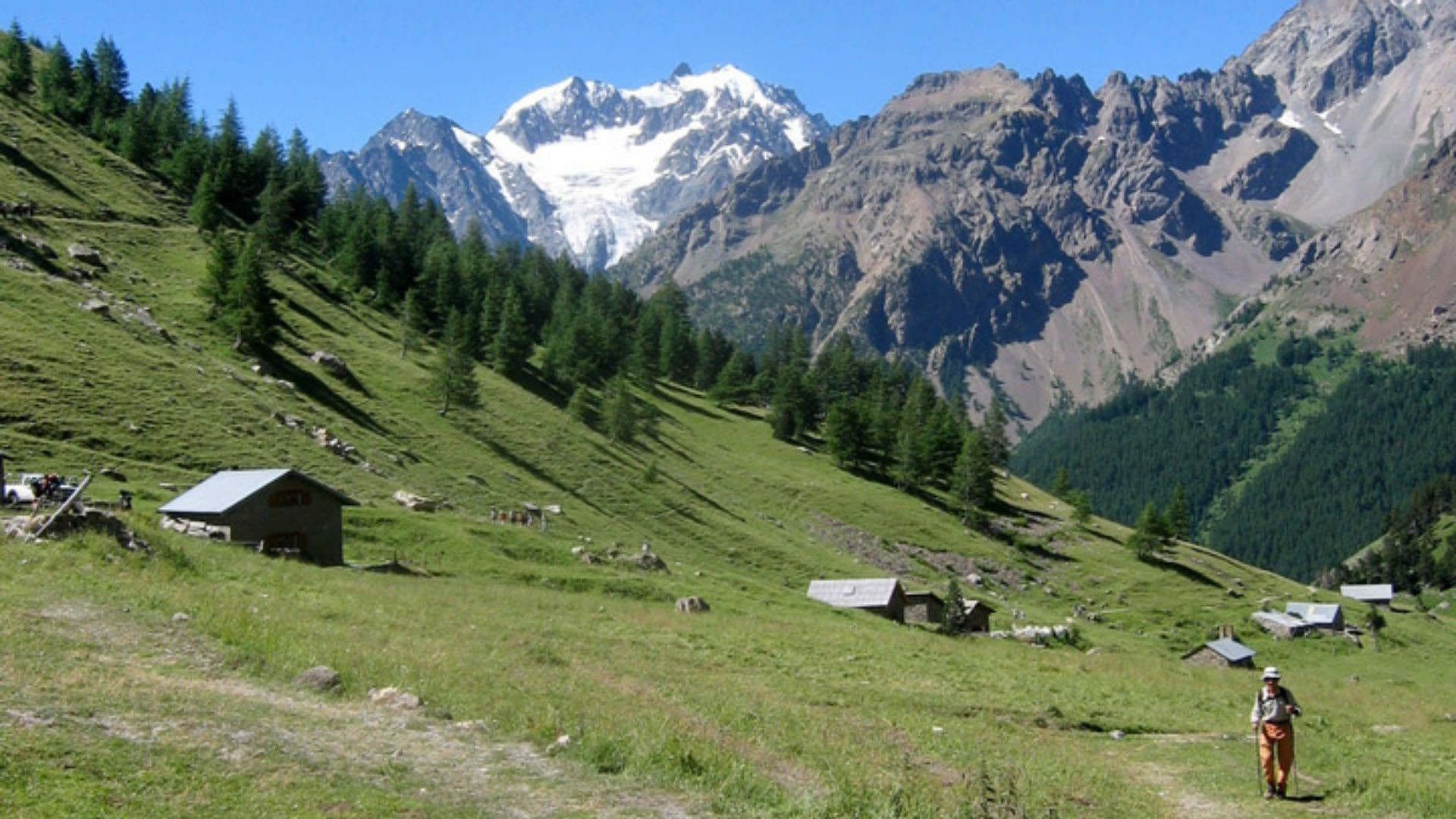 Alpages et sommets - Massif des Écrins - Alpes, France