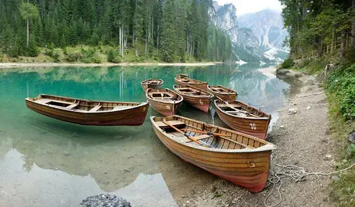 Boucle du Lago di Braies : Fanes, Cinque Torri et Tre Cime